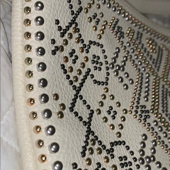 (NWOT) Embellished Faux Leather Clutch/Purse - Picture 3 of 6